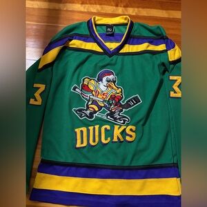 Green Ducks Hockey Jersey